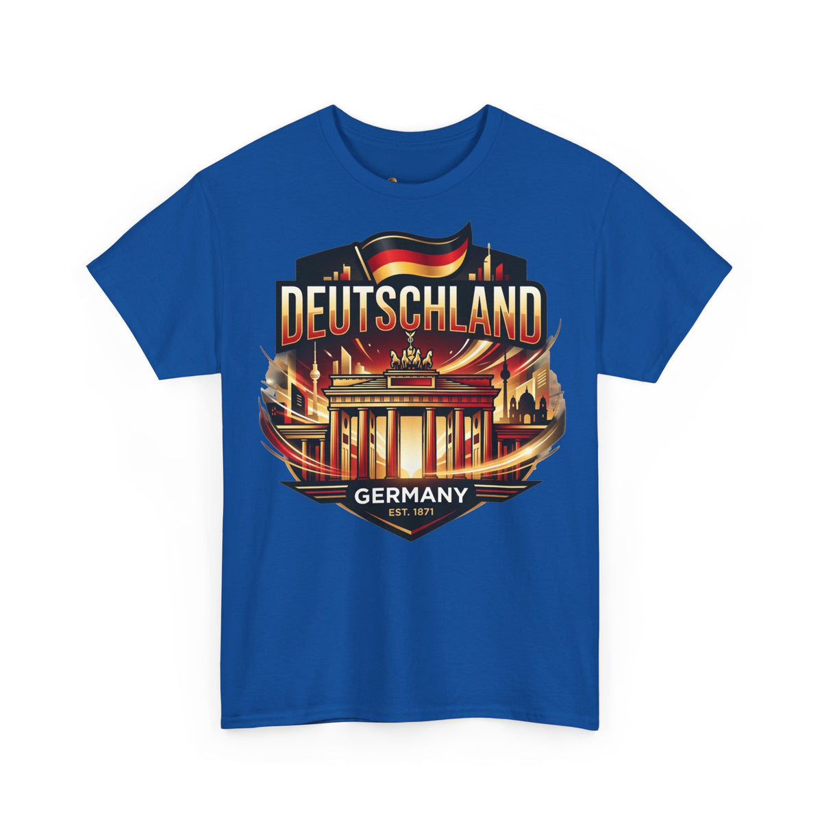 Deutschland Vintage Brandenburg-Tor T-Shirt – Reise-, Fußball- und Heimatstolz Ansicht 9 – T-Shirt – ESTID