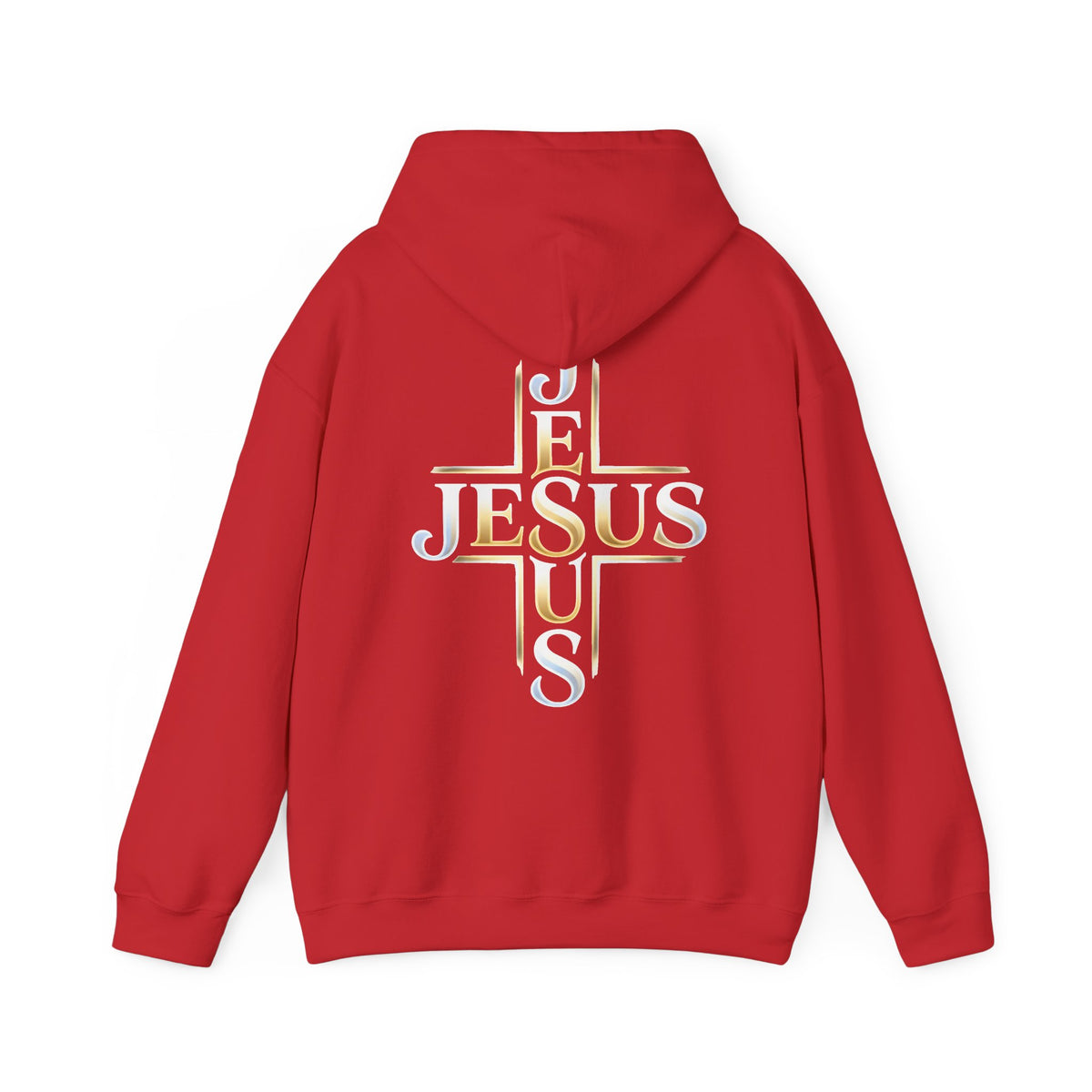 Faith Over Fear Hoodie – Jesus Kreuz Kapuzenpullover | Christliches Sweatshirt Ansicht 10 – Hoodie – ESTID