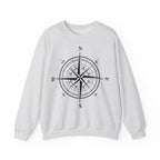 Kompass-Rose Sweatshirt – Nautik Crewneck für Reisende & Entdecker Ansicht 29 – Sweatshirt – ESTID