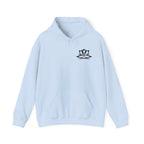 Lotus-Mandala-Hoodie mit Om-Symbol – Spirituelles Yoga-Sweatshirt ESTID Ansicht 18 – Hoodie – ESTID