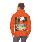 Urlaub Hoodie – Tropischer Palm Sunset Kapuzenpullover