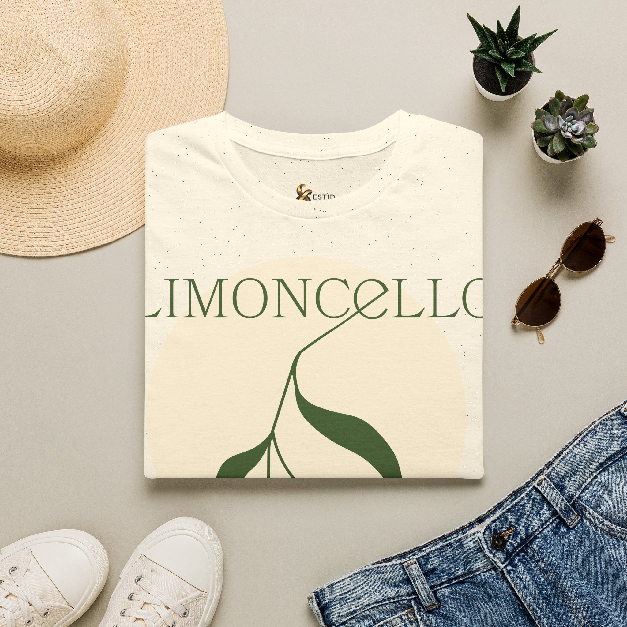 Limoncello Zitrone T-Shirt Ansicht 7 – T-Shirt – ESTID