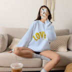 Damen Oversized Pullover mit Statement-Print Ansicht 44 – Sweatshirt – ESTID