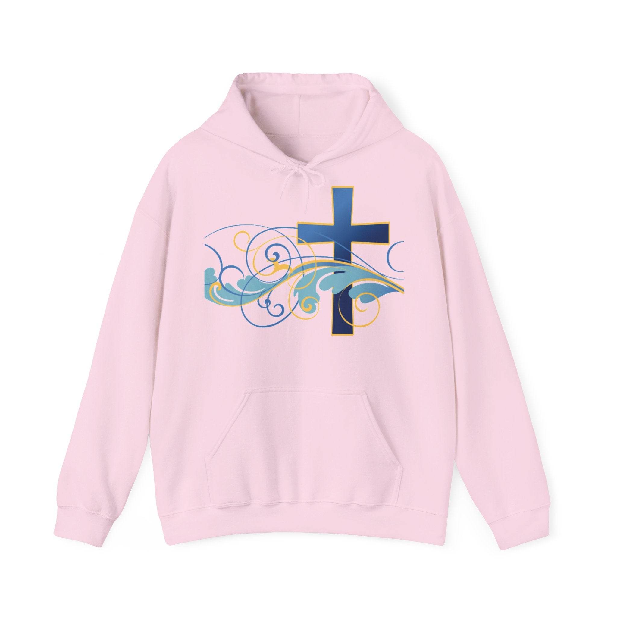 Gott liebt seine Kinder Kapuzenpullover – Cross Hoodie mit handschriftlicher Botschaft Ansicht 13 – Hoodie – ESTID