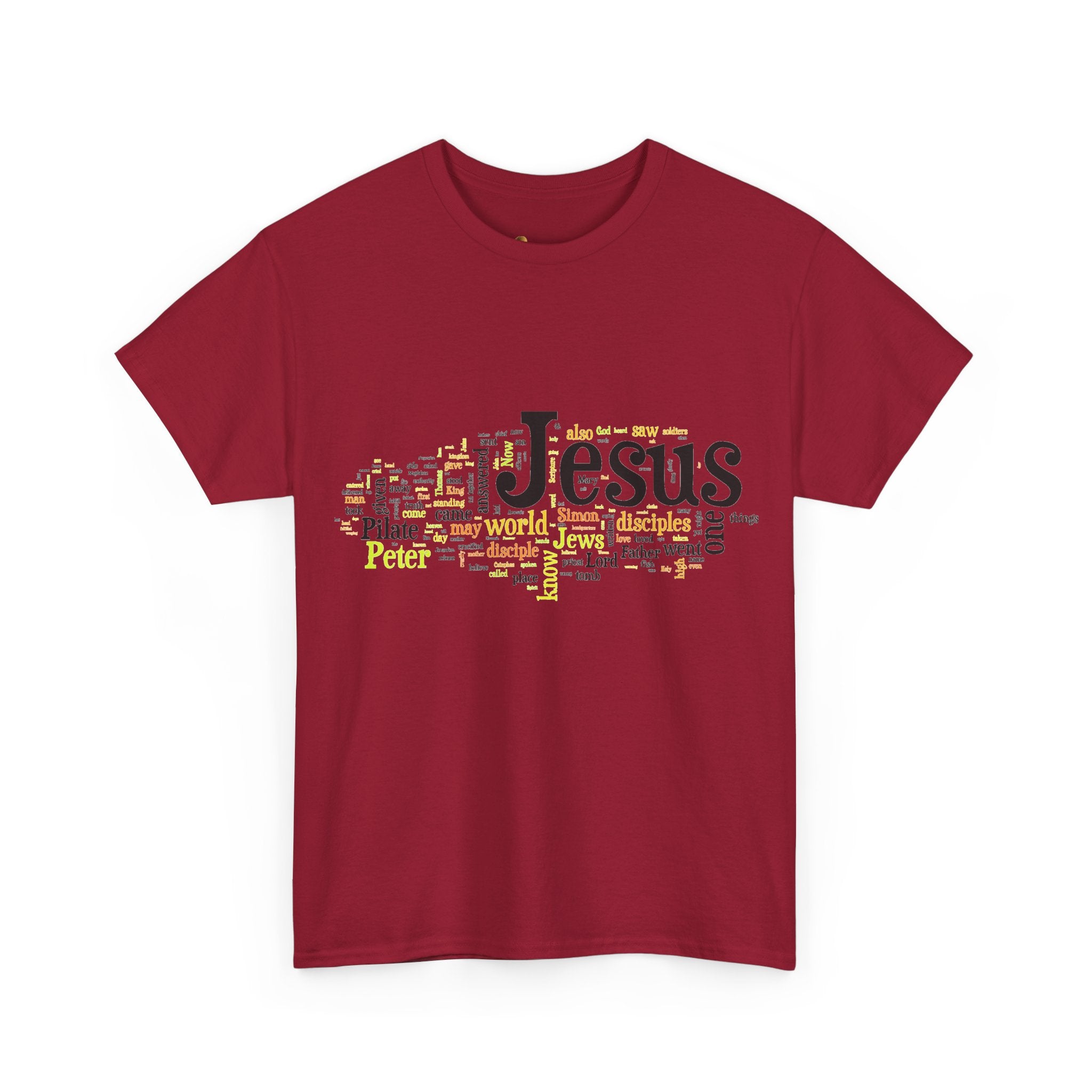 ESTID Unisex Shirt | Jesus Fisch Bibel Wortwolke Ansicht 26 – T-Shirt – ESTID