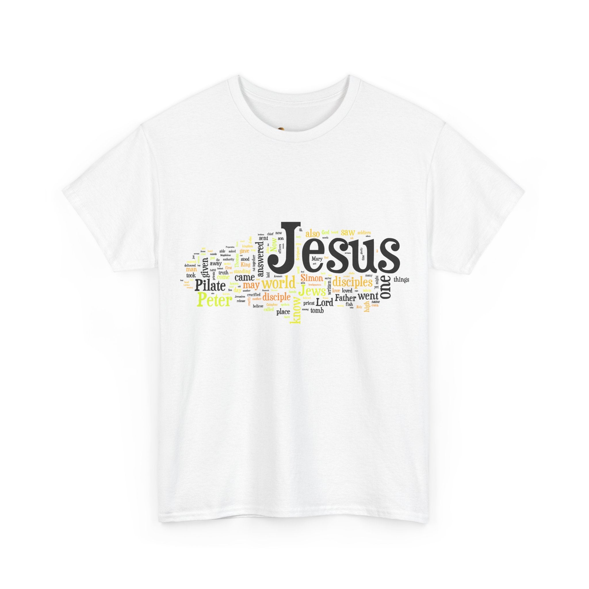 ESTID Unisex Shirt | Jesus Fisch Bibel Wortwolke Ansicht 14 – T-Shirt – ESTID