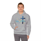 Gott liebt seine Kinder Kapuzenpullover – Cross Hoodie mit handschriftlicher Botschaft Ansicht 36 – Hoodie – ESTID