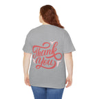 Statement T-Shirt Damen | „Thank You“ Rücken-Print Ansicht 34 – T-Shirt – ESTID
