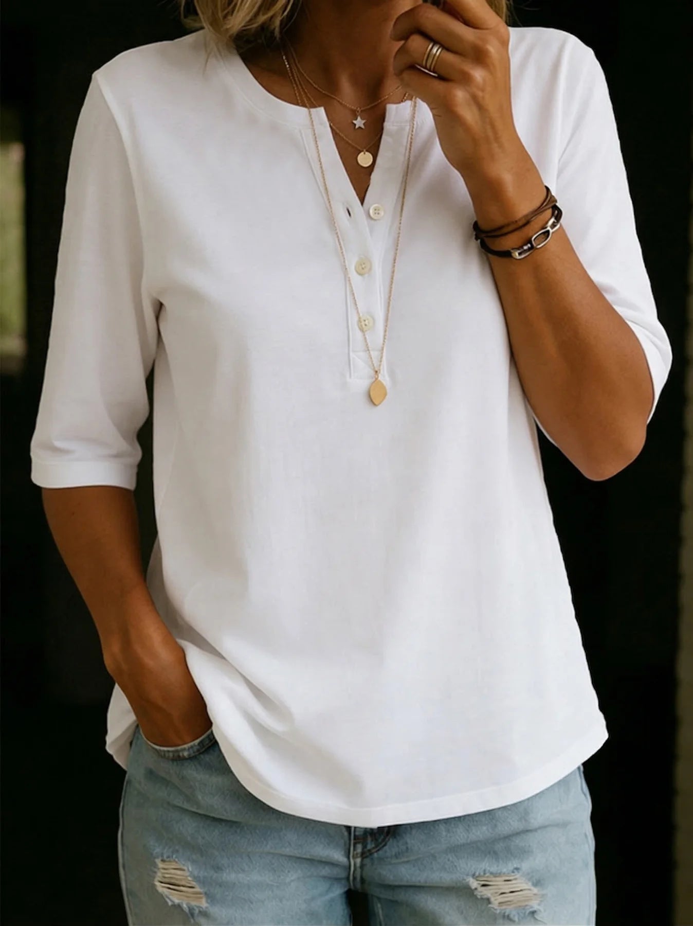 Damen Henley Shirt Ansicht 5 – shirt – ESTID