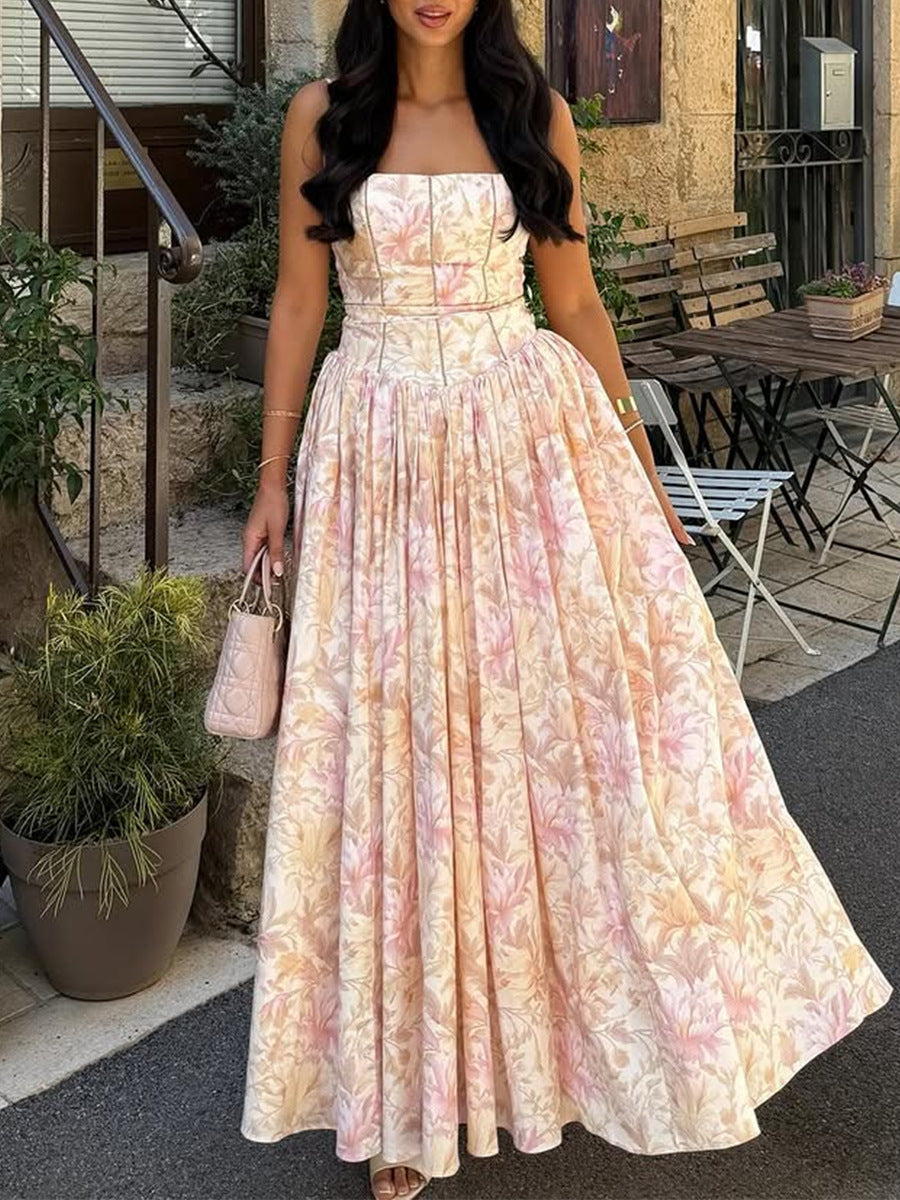 ESTID Damen Maxikleid „Flora Romance“ – Elegantes Corsagenkleid mit floralem Print Ansicht 12 – maxikleid – ESTID