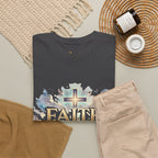 Faith Over Fear T-Shirt – „Glaube statt Angst“ Christian Cross Tee