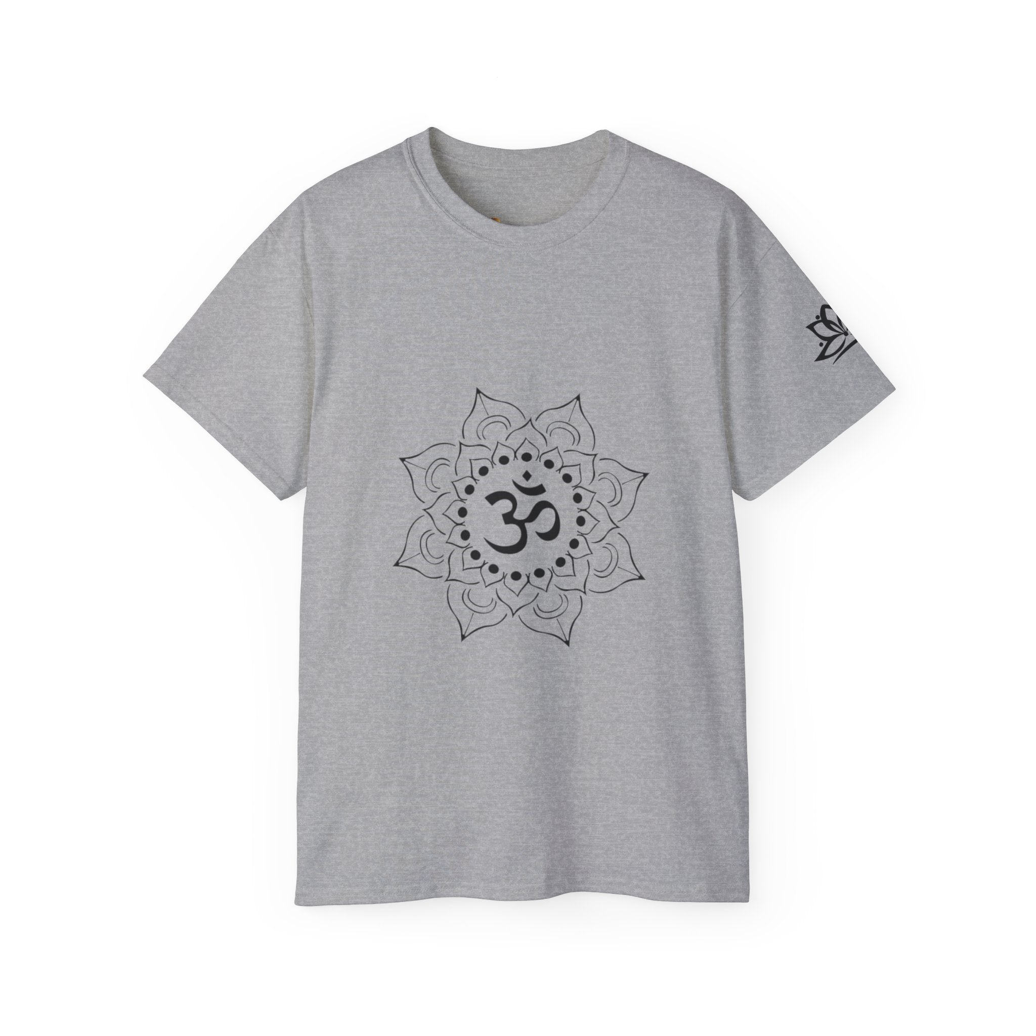 Spiritual Om Mandala Bio-Baumwoll T-Shirt | Damen & Herren Ansicht 10 – T-Shirt – ESTID