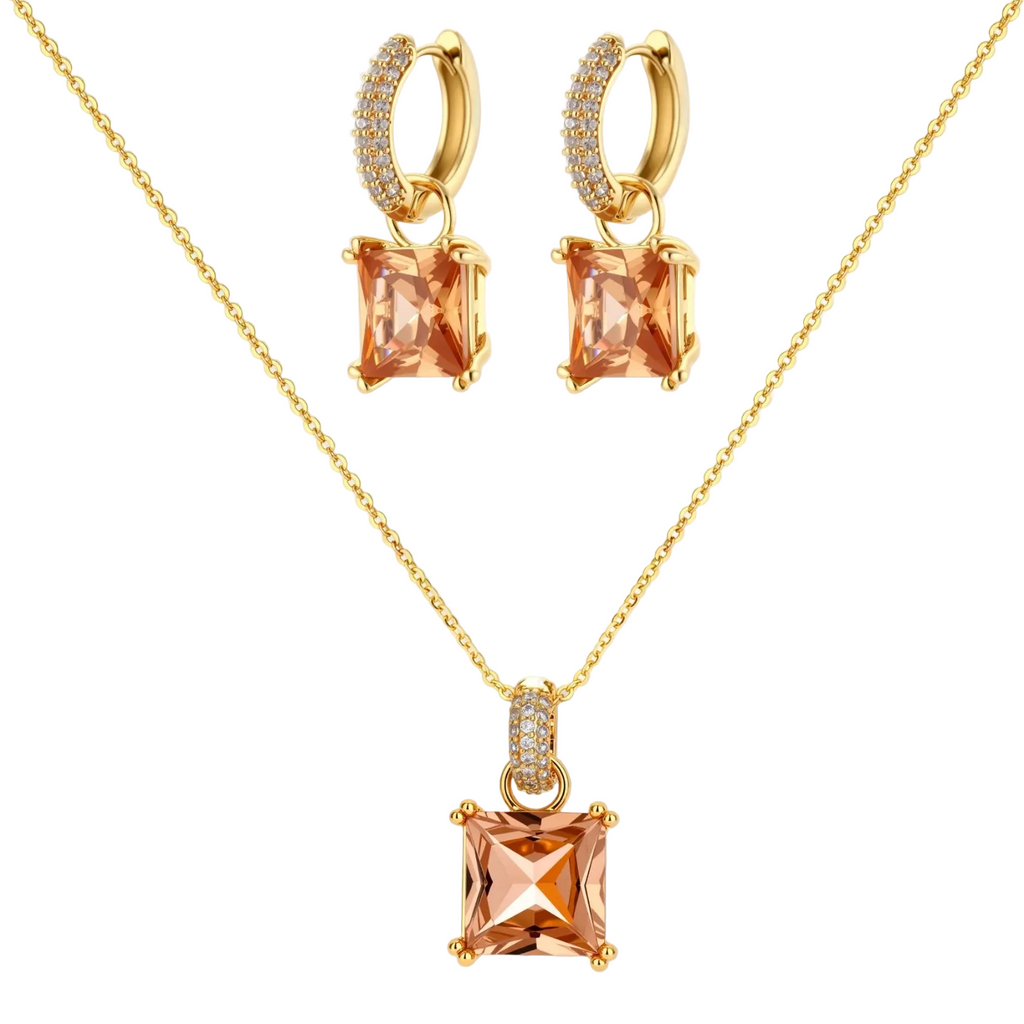 Golden Hour Geometrisches Set Ansicht 5 – Jewelry Sets – ESTID