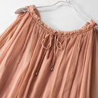 Elegantes Damen Sommerkleid aus Seide | Boho Stufenkleid Nude Ansicht 4 – Kleid – ESTID