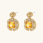 Goldenes Quadrat Luxus-Set Ansicht 4 – Jewelry Sets – ESTID