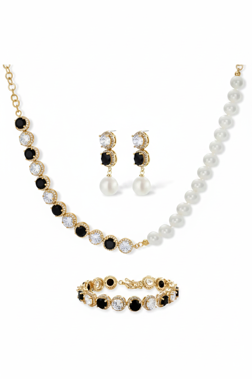 Noir Luxe Set Ansicht 10 – Schmuckset – ESTID