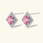 Diamant-Halo-Ohrstecker - ESTID