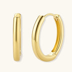 Goldene Stunde Creolen Detailansicht – Earrings – ESTID