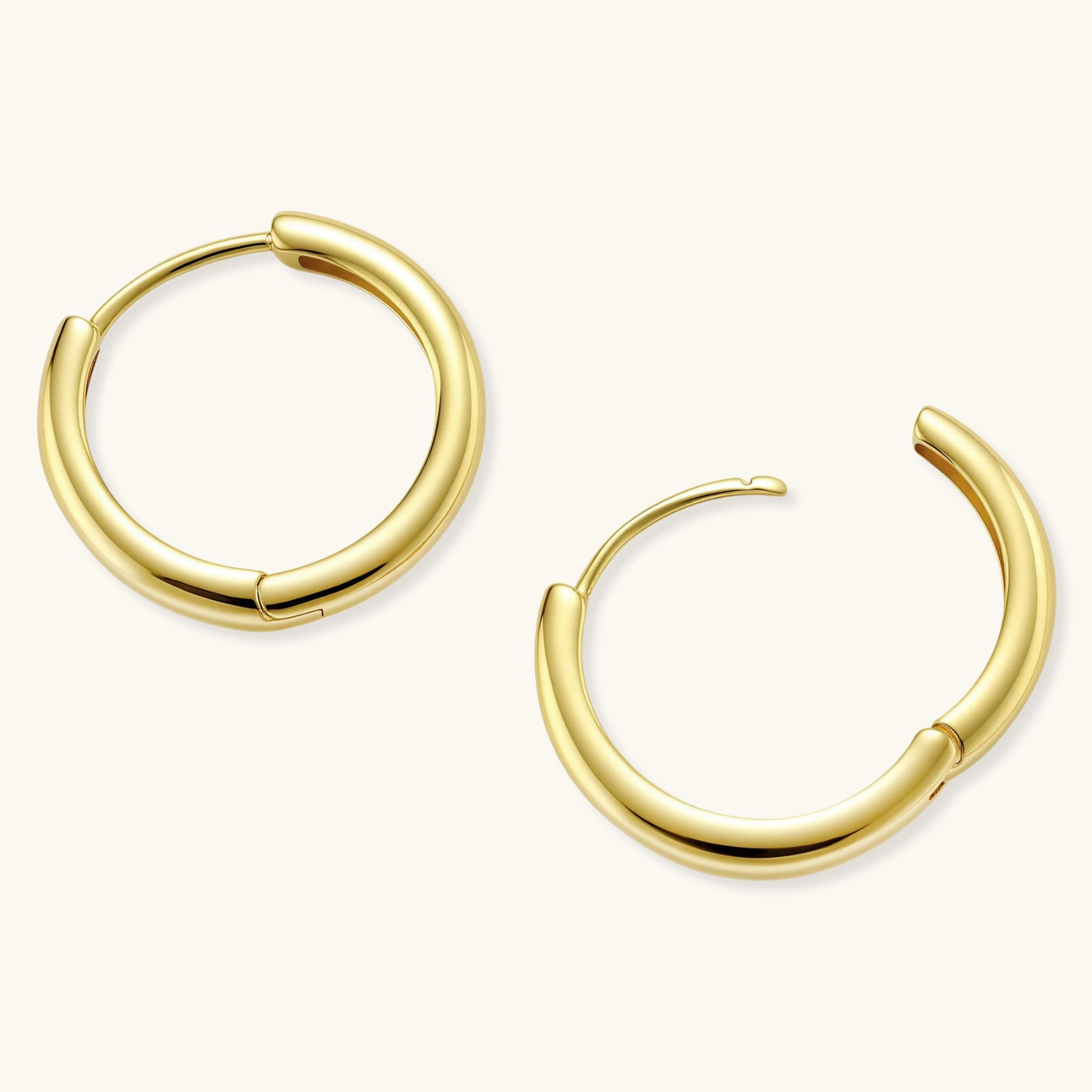 Goldene Stunde Creolen Ansicht 5 – Earrings – ESTID