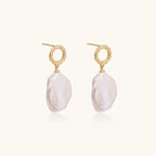 Perlenschimmer Ohrhänger Ansicht 3 – Earrings – ESTID