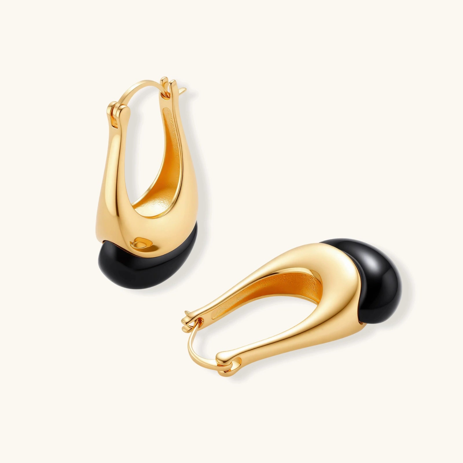 Midnight Tropfen-Ohrringe Ansicht 5 – Earrings – ESTID