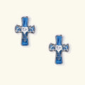 Gothische Kreuz-Herz-Ohrringe - ESTID
