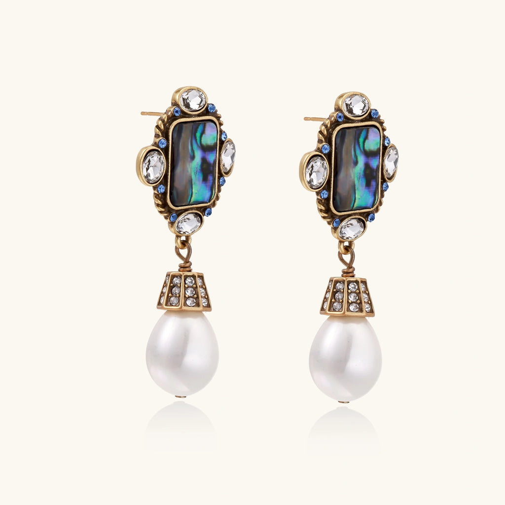 Himmlische Perlen-Ohrhänger Ansicht 3 – Earrings – ESTID