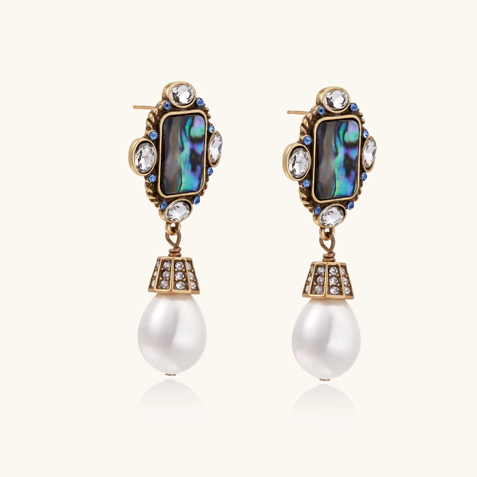 Himmlische Perlen-Ohrhänger Ansicht 3 – Earrings – ESTID