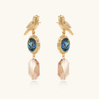 Singvogel Abalone Tropfen Ansicht 3 – Earrings – ESTID