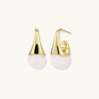 Skulpturale Kegel-Creolen Detailansicht – Earrings – ESTID