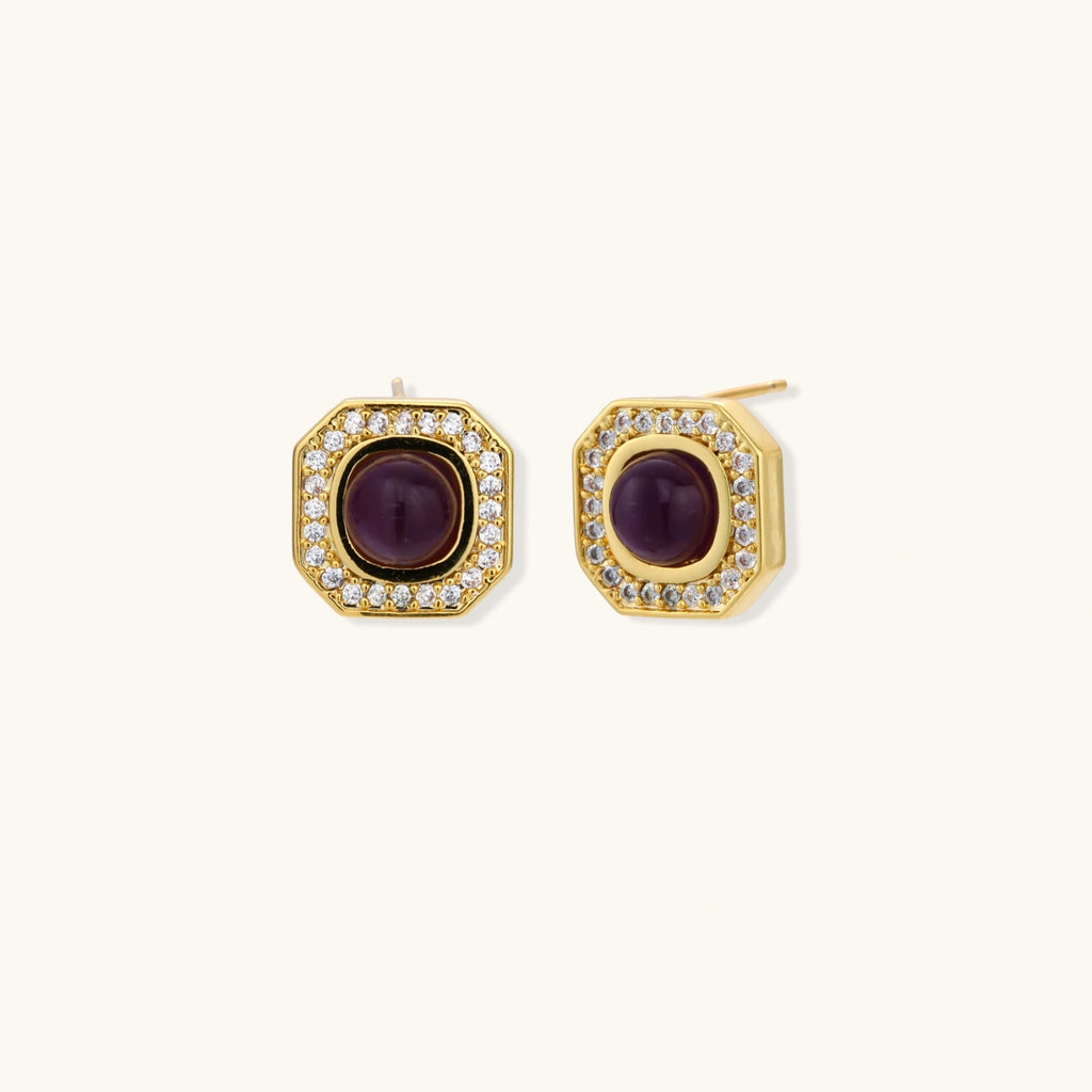 Kaiserin Oktagon-Ohrstecker Detailansicht – Earrings – ESTID