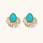 Himmelsblaue Traum-Ohrstecker Ansicht 3 – Earrings – ESTID