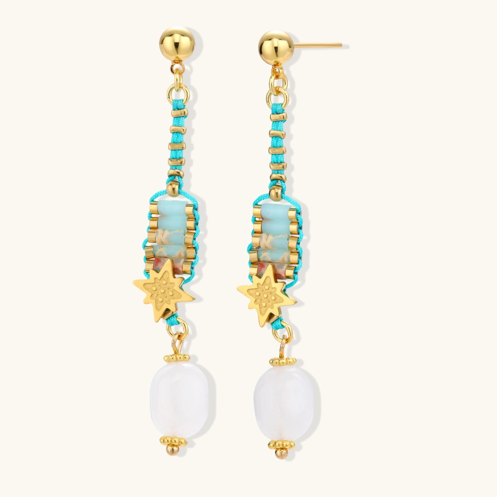 Sternenlicht Kaskaden Ohrringe Detailansicht – Earrings – ESTID