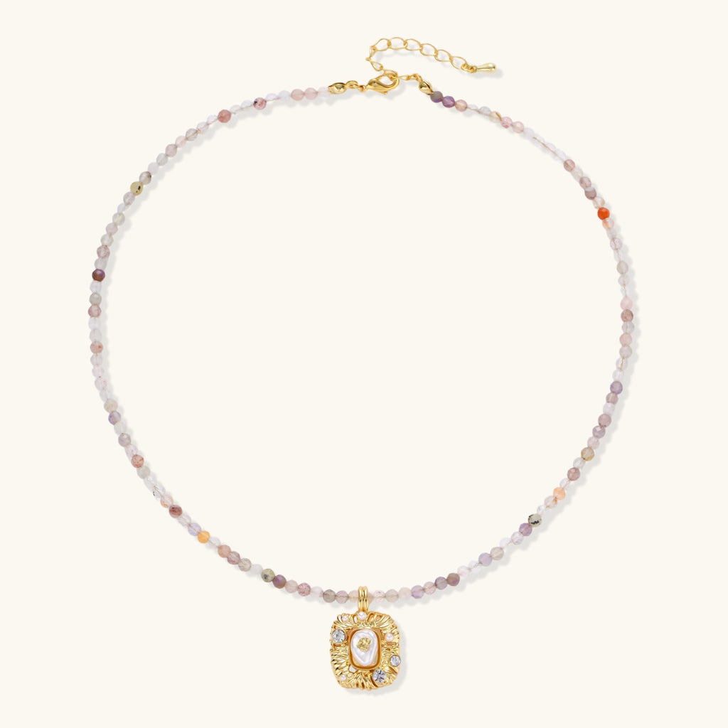 Barocke Träume Edelstein-Halskette Ansicht 4 – Necklaces – ESTID