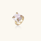 Barock-Perlen-Statement-Ring Detailansicht – Rings – ESTID