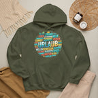Urlaub Hoodie – Tropischer Palm Sunset Kapuzenpullover