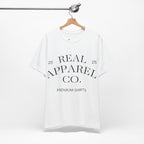 ESTID Damen Statement T-Shirt | "REAL APPAREL CO."
