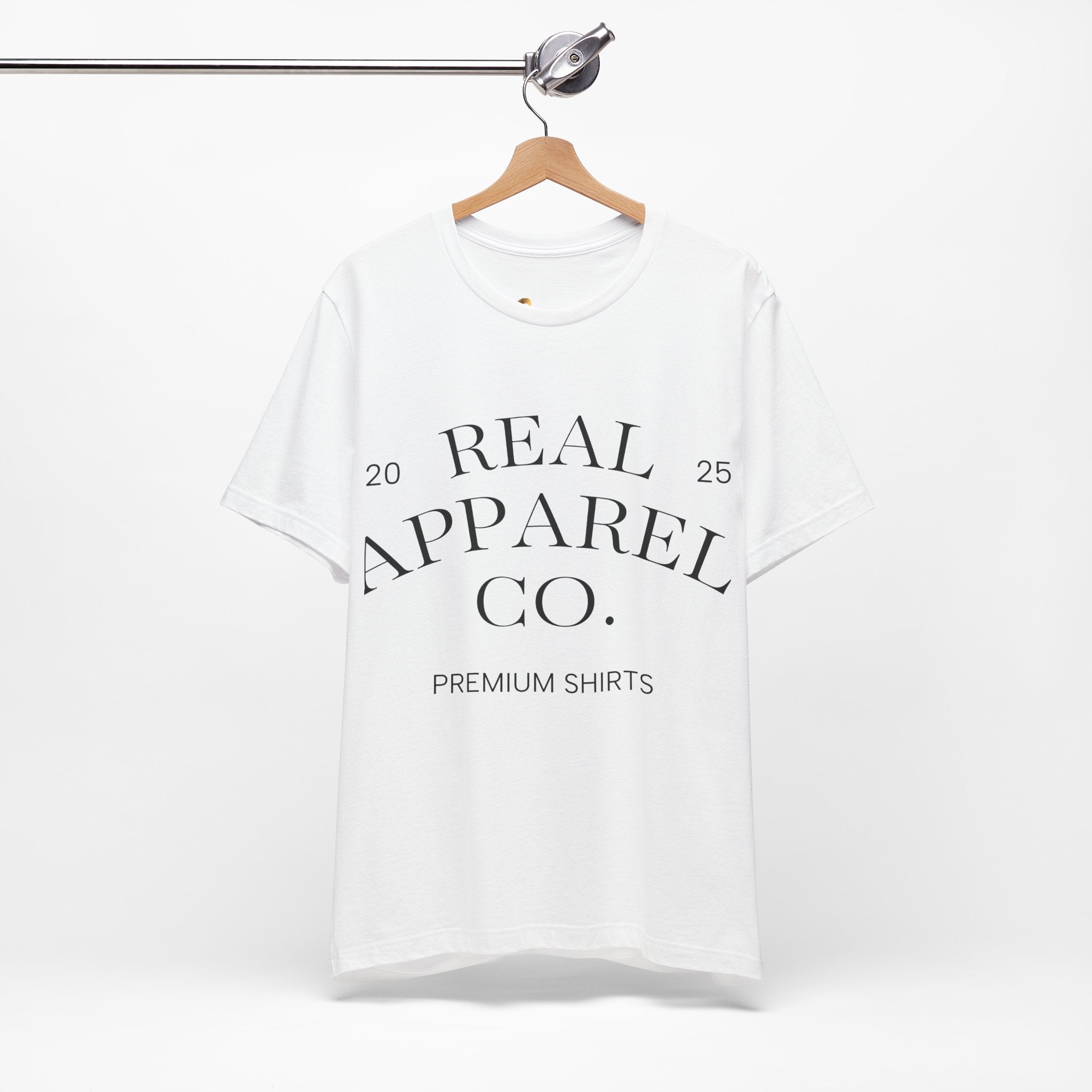ESTID Damen Statement T-Shirt | "REAL APPAREL CO."