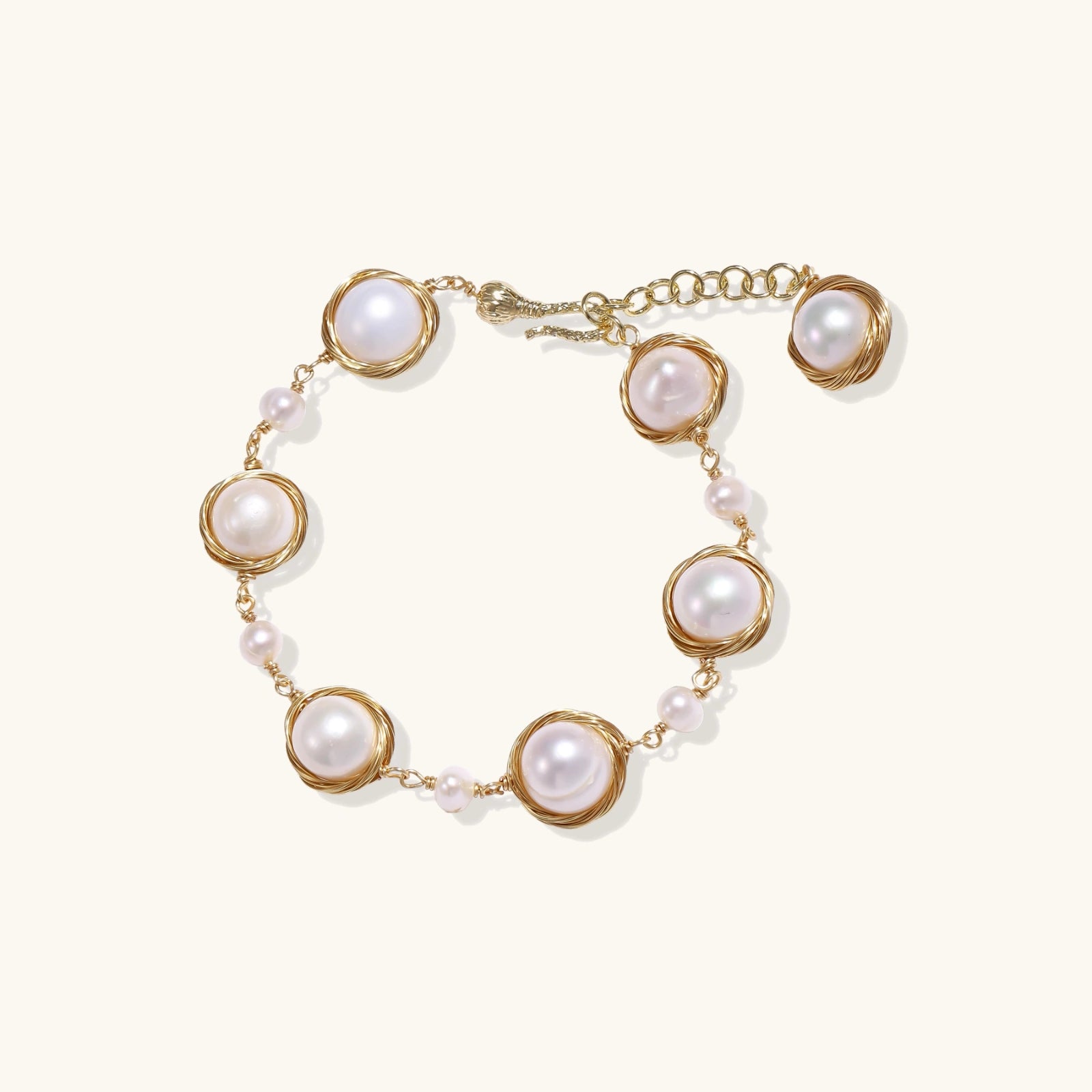 Perlen-Garten-Armband Ansicht 4 – Armbänder – ESTID