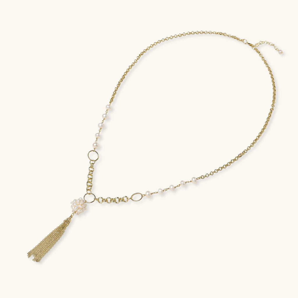 Perlen-Quasten-Traum Halskette Ansicht 3 – Necklaces – ESTID