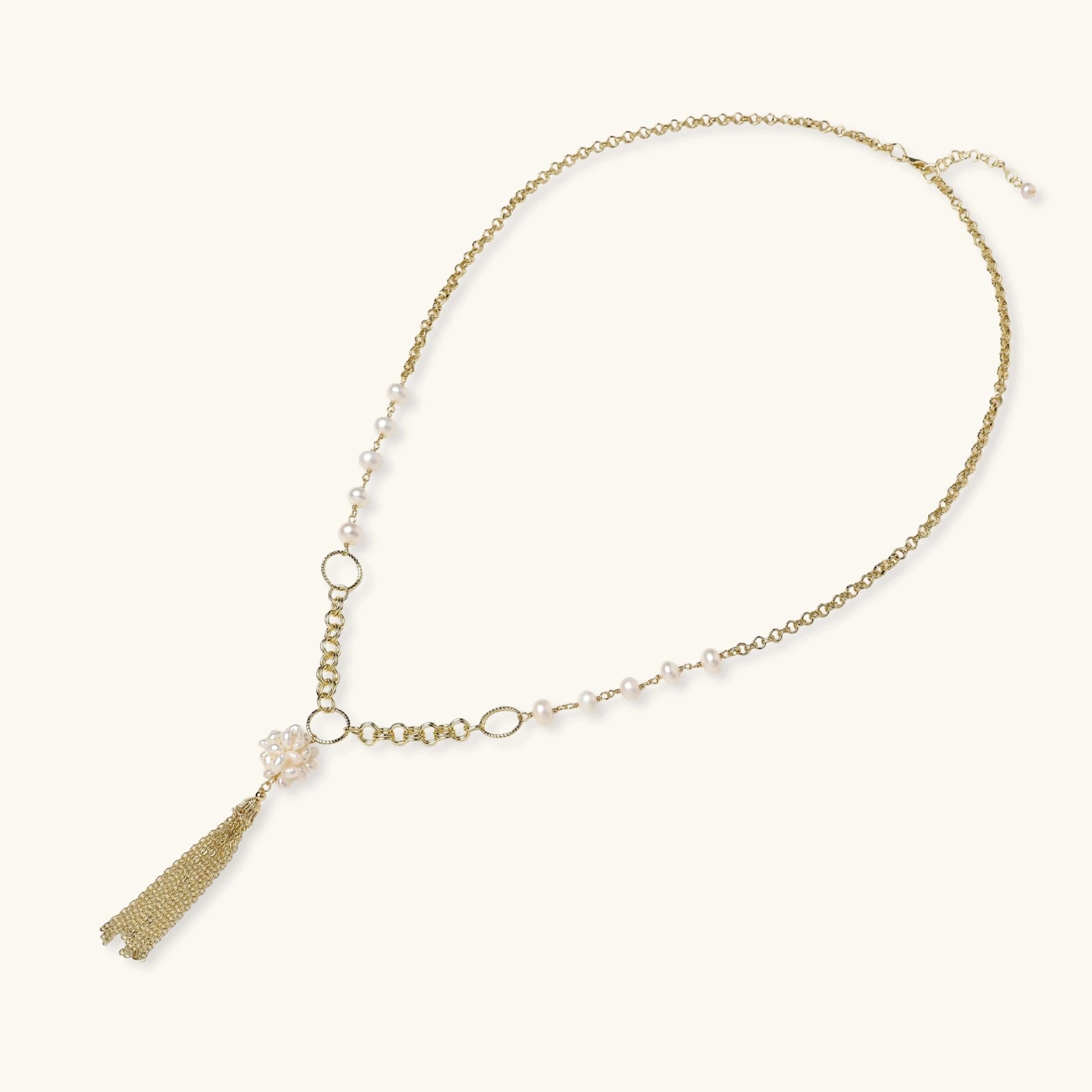Perlen-Quasten-Traum Halskette Ansicht 3 – Necklaces – ESTID