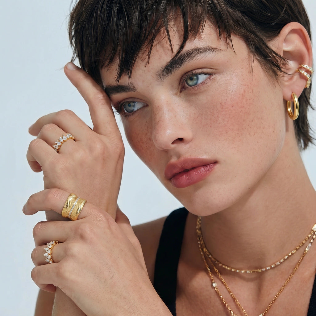 Goldene Stunde Creolen – Earrings – ESTID