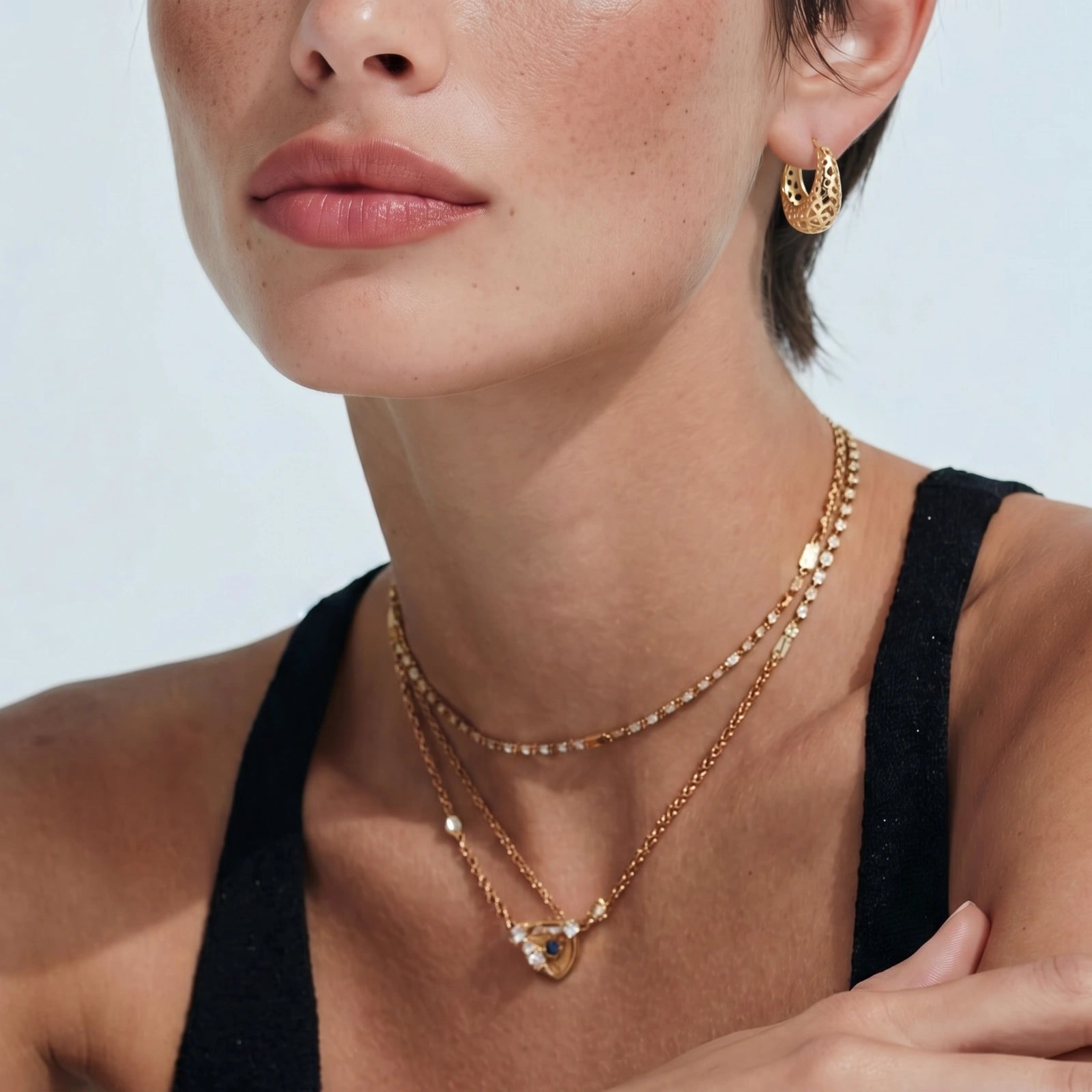 Waben-Traum-Creolen – Earrings – ESTID