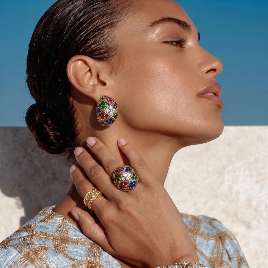 Mosaik Traum Ohrstecker – Earrings – ESTID
