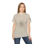 Spiritual Om Mandala Bio-Baumwoll T-Shirt | Damen & Herren Ansicht 3 – T-Shirt – ESTID