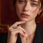 Viktorianischer Rosen-Kamee-Ring Ansicht 4 – Rings – ESTID