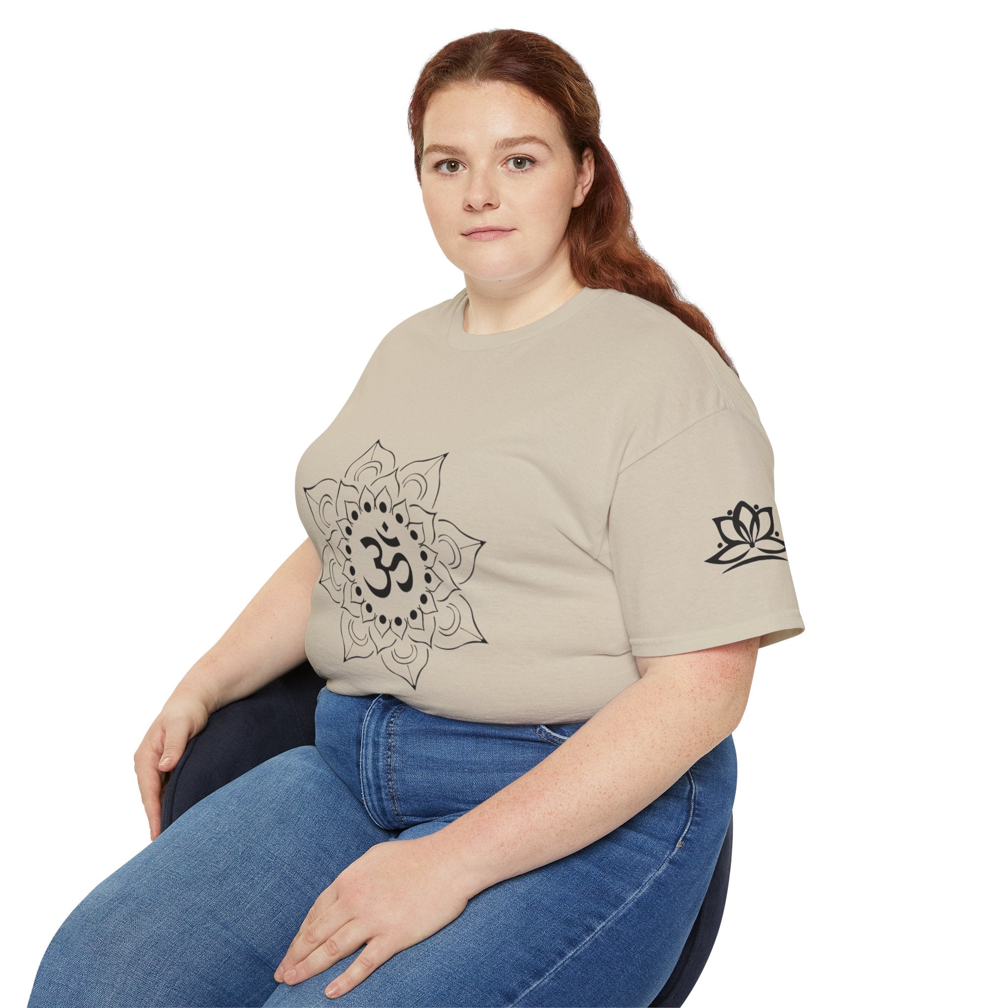 Spiritual Om Mandala Bio-Baumwoll T-Shirt | Damen & Herren Ansicht 19 – T-Shirt – ESTID