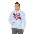 Love Is Love Hoodie – Retro Herz Pride Kapuzenpullover Ansicht 18 – Hoodie – ESTID