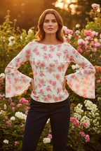 Damen U-Boot-Ausschnitt Shirt aus luxuriöser Milk Silk Ansicht 9 – bluse – ESTID
