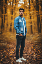 Wende-Bomberjacke für Herren aus Seide mit dem Karo-Muster Ansicht 3 – Mens Reversible Silk Bomber Jacket – ESTID
